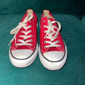 Converse, red, used